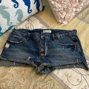Free People Jean Shorts